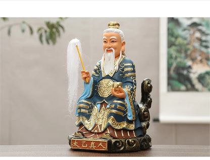 30CM Southeast Asia Taoism God ZU SHI TAI YI ZHENREN   figure HOME shop Efficacious protection Prosperity FENG SHUI statue