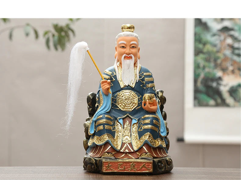 30CM Southeast Asia Taoism God ZU SHI TAI YI ZHENREN   figure HOME shop Efficacious protection Prosperity FENG SHUI statue