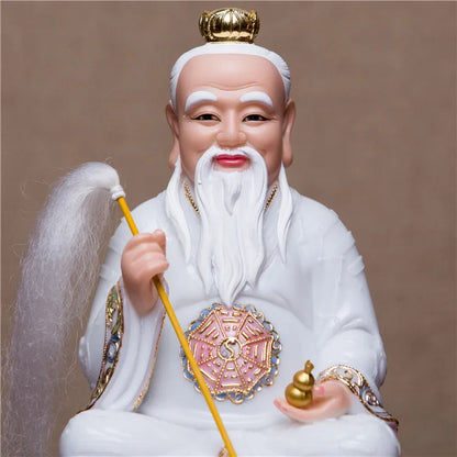 30CM large TOP high-grade home family efficacious bless Talisman Mascot Taoism Lord Lao Zi TAISHANG LAOJUN God statue