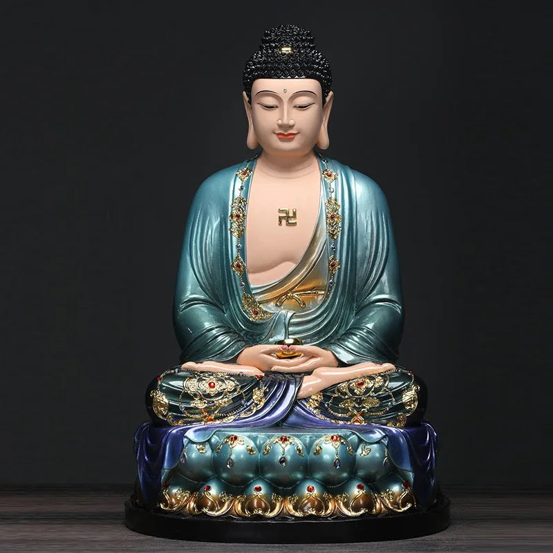 30CM large Wholesale Buddhist supplies HOME temple altar safety Worship Decorative Buddha statue Shakyamuni Guanyin bodhisattva