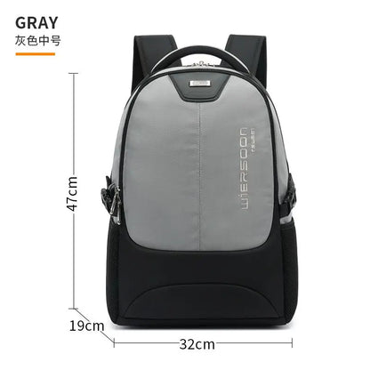 30L Backpack Waterproof Outdoor Rucksack Portable Travel Packsack Zipper Closure Nylon Polyester Student Unisex Storage Bag  캠핑