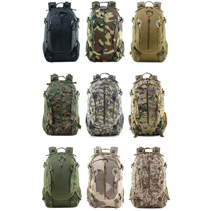 30L Men's Tactical Camouflage Sport Backpack Travel Outdoor Military Hiking Rucksack Climbing Camping Bag For Male Female Women