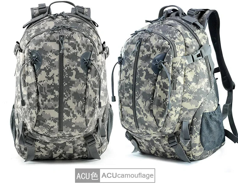 30L Men's Tactical Camouflage Sport Backpack Travel Outdoor Military Hiking Rucksack Climbing Camping Bag For Male Female Women