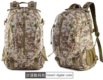 30L Men's Tactical Camouflage Sport Backpack Travel Outdoor Military Hiking Rucksack Climbing Camping Bag For Male Female Women