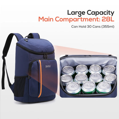 30L Thermal Backpack TOURIT Cooler bag Waterproof 30 Cans Insulated Bag Travel Beach Beer Leak-proof Food Storage Bag