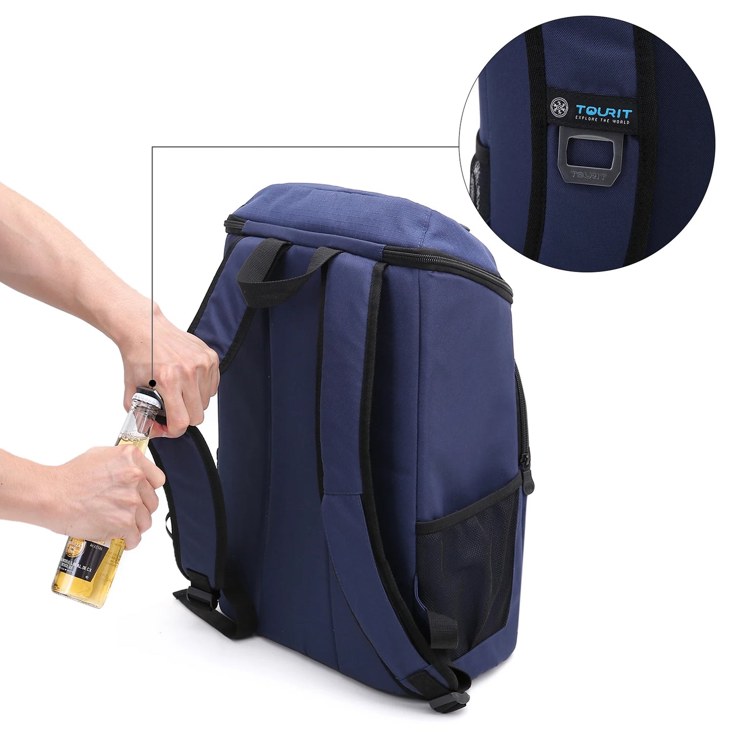 30L Thermal Backpack TOURIT Cooler bag Waterproof 30 Cans Insulated Bag Travel Beach Beer Leak-proof Food Storage Bag