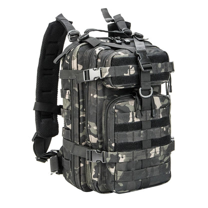 30L Travel Backpack for Men Women fits 14 Inch Notebook Small Tactical Backpack Molle Hiking Backpack for Backpacking Cycling
