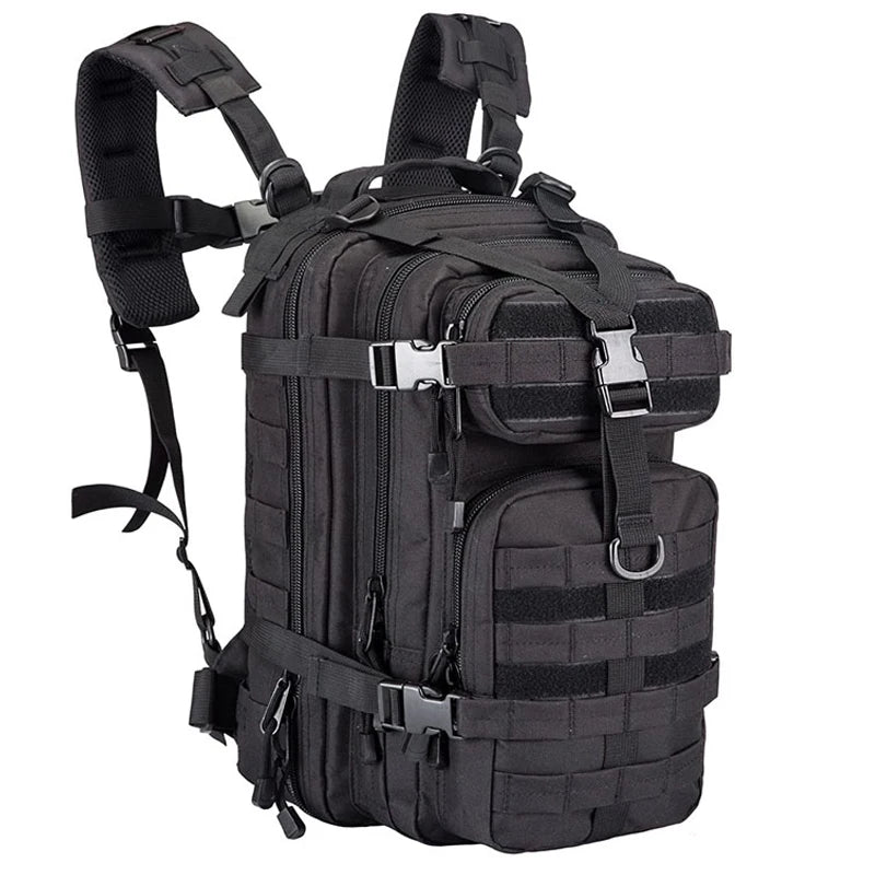 30L Travel Backpack for Men Women fits 14 Inch Notebook Small Tactical Backpack Molle Hiking Backpack for Backpacking Cycling