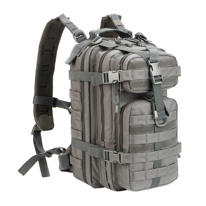 30L Travel Backpack for Men Women fits 14 Inch Notebook Small Tactical Backpack Molle Hiking Backpack for Backpacking Cycling