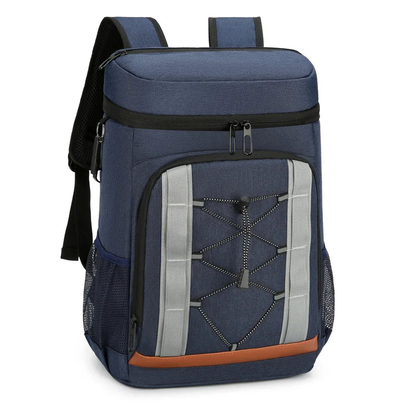 30L Waterproof Picnic Refrigerator Lunch Bags Outdoor Camping Picnic Backpack Aluminum Foil Food Cooler Warm Keeping Bag