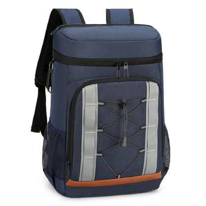 30L Waterproof Picnic Refrigerator Lunch Bags Outdoor Camping Picnic Backpack Aluminum Foil Food Cooler Warm Keeping Bag
