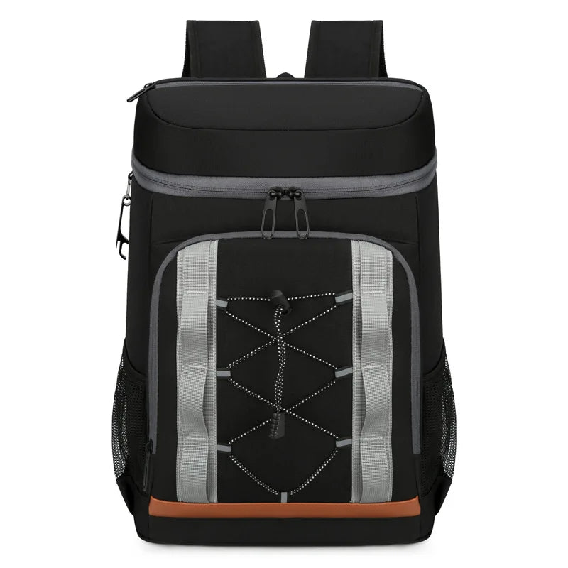 30L Waterproof Picnic Refrigerator Lunch Bags Outdoor Camping Picnic Backpack Aluminum Foil Food Cooler Warm Keeping Bag