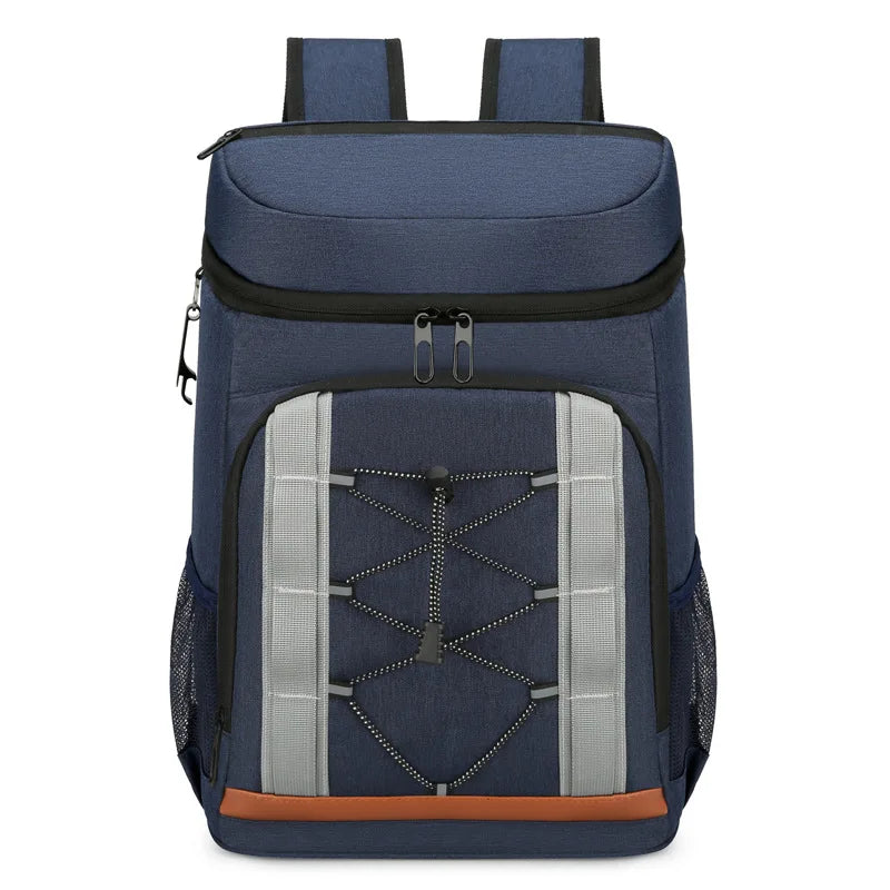 30L Waterproof Picnic Refrigerator Lunch Bags Outdoor Camping Picnic Backpack Aluminum Foil Food Cooler Warm Keeping Bag