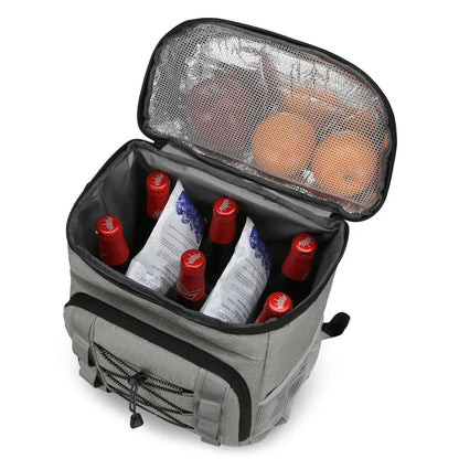 30L Waterproof Picnic Refrigerator Lunch Bags Outdoor Camping Picnic Backpack Aluminum Foil Food Cooler Warm Keeping Bag