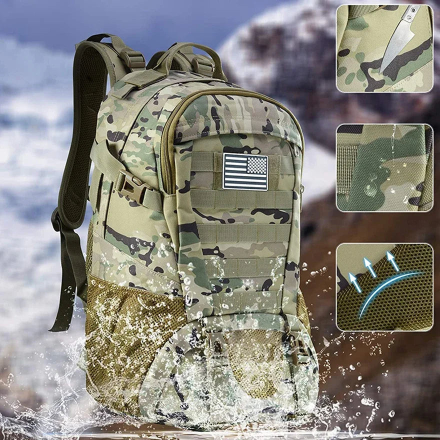 30l Tactical Backpack Travel For Men Waterproof Molle Assault Rucksack Multifunction Outdoor Hiking Camping Climbing Men's Bags