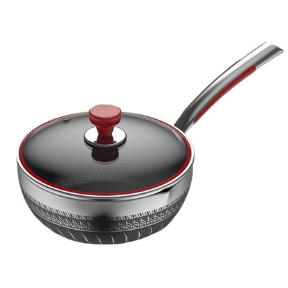 316 Stainless Steel Non-Stick Pan for Induction Cooker and Gas Stove, Dual-Use Pans for Frying and Cooking