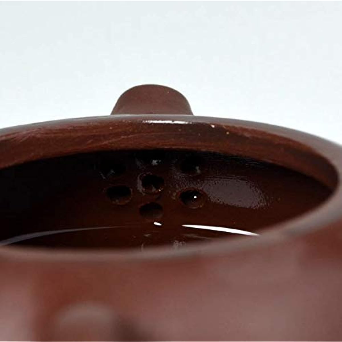 Teapot 270ml Yixing Clay Xishi Pots Infuser for Loose Tea Blooming (Blooming)