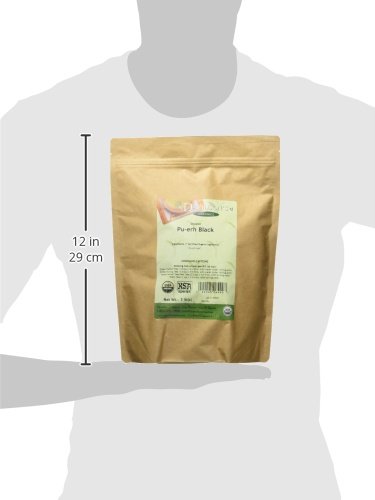 Davidson's Organics, Pu-Erh Black, Loose Leaf Tea, 16-Ounce Bag, Packaging may vary