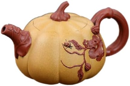 250ml Zisha Teapot Hand Carved Gourd Shape Chinese Original Tea Set Handmade Personalized Gift