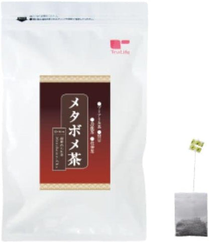 Metabome tea | Eco-Conscious plant-based tea bags | pu-erh tea | oolong tea | Made in Japan | by TeaLife (60g)