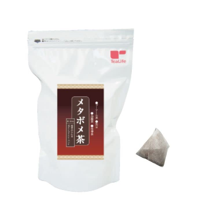 Metabome tea | Eco-Conscious plant-based tea bags | pu-erh tea | oolong tea | Made in Japan | by TeaLife (60g)