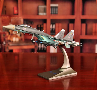 32 CM long Military enthusiast # 1:72 Russia air force modern Simulated aircraft SU-35 Fighter battleplane alloy Model statue