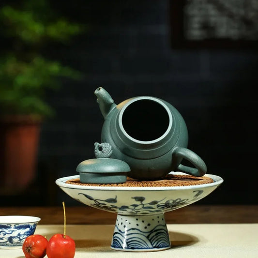 320ML Green Yingxing Purple Clay Teapot Zisha Pot Handmade Teaware Gifts Drinkware Set Drink Puer