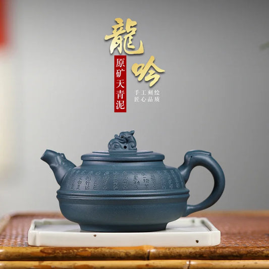 320cc Chinese Yixing Tea Pot Authentic Purple Clay Xi Shi Teapot Handmade Kettle Filter Tea Ceremony Custom
