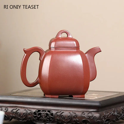 320ml Chinese Yixing Large Capacity Purple Clay Teapots Famous Handmade Tea Pot Raw Ore Purple Mud Kettle High-end Zisha Tea Set