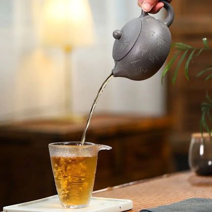 320ml Chinese Yixing Purple Clay Pot Handmade Brewing Teapot Household  Kung Fu Tea Set