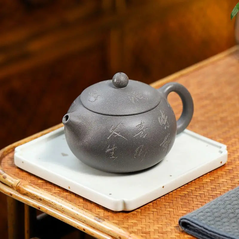320ml Chinese Yixing Purple Clay Pot Handmade Brewing Teapot Household  Kung Fu Tea Set