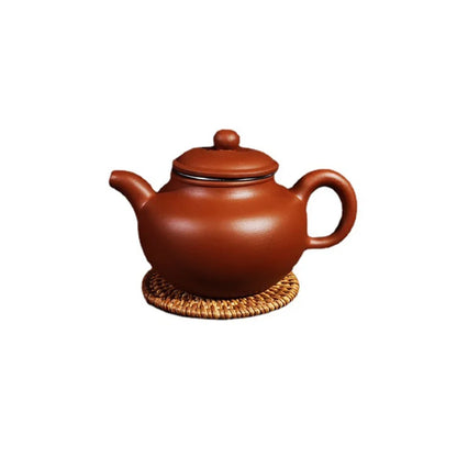 320ml Purple Clay Teapots Chinese Kung Fu Tea Set Master Hand Carved Teapot with Tea Infuser Green Tea Filter Kettle Tea