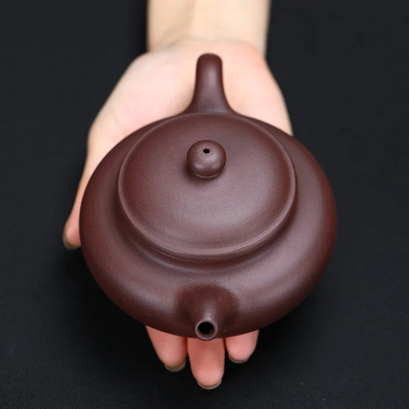 325ml High-end Yixing Purple Clay Teapot Famous Handmade Tea Pot Raw Ore Eggplant Skin Purple Mud Kettle Chinese Zisha Tea Set