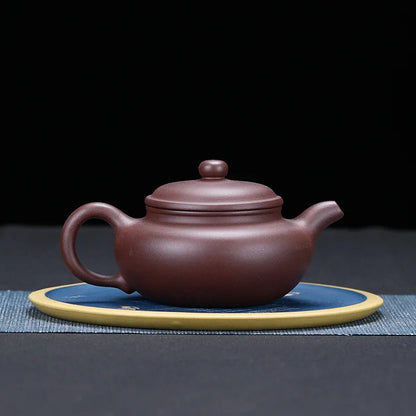 325ml High-end Yixing Purple Clay Teapot Famous Handmade Tea Pot Raw Ore Eggplant Skin Purple Mud Kettle Chinese Zisha Tea Set