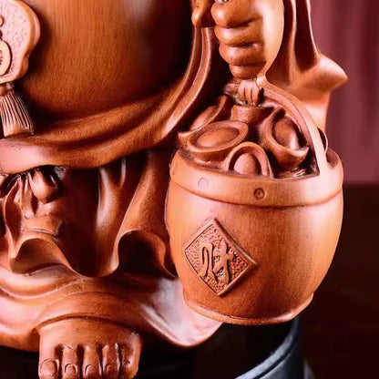 32cm Resin feng shui smiling Buddha statues Maitreya arts and crafts home decoration accessories Buddha hall supplies home decor