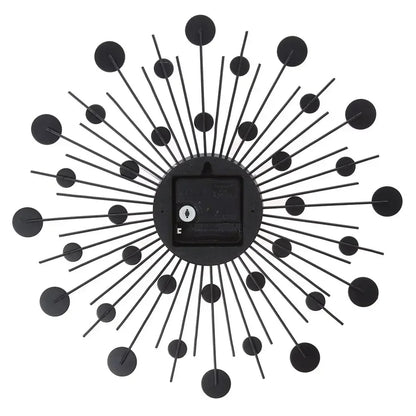 33 cm European style fashion creative wall clock crystal silver iron wall clock personality art decoration living room bedroom