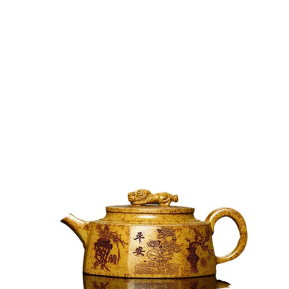 330cc Yixing Purple Clay Teapot Handmade Tea Pot Raw OreKettle Zisha Tea Set Gifts