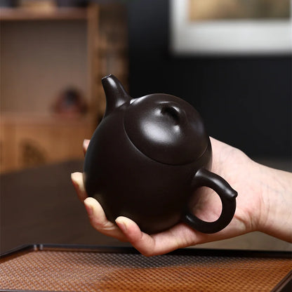 330ml Classic Yixing Purple Clay Teapot Master Handmade Filter Kettle Custom Beauty Tea Set Chinese Zisha Tea Accessories