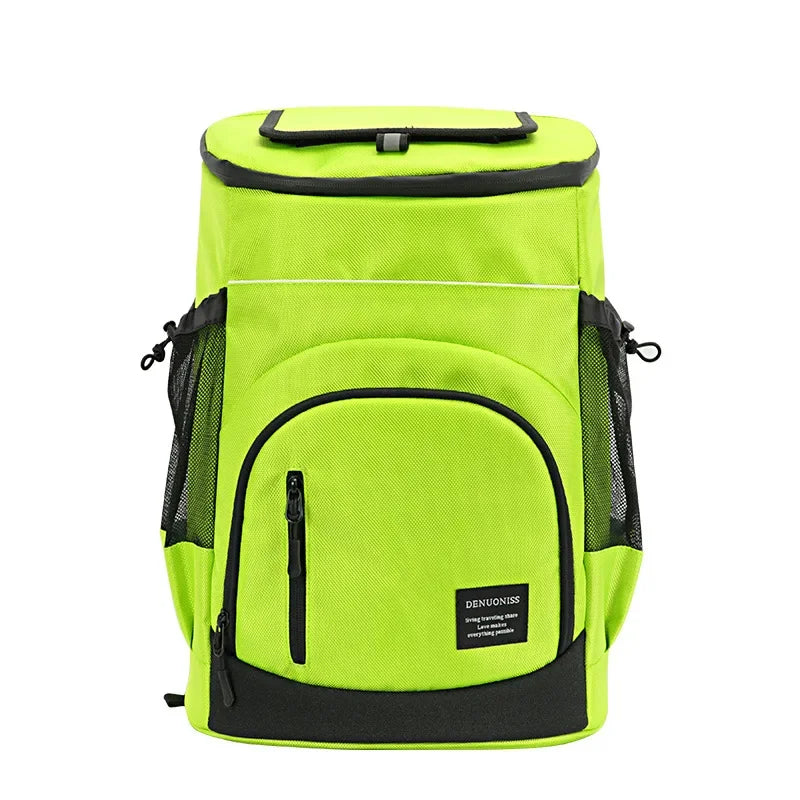 33L Large Lunch Bags Food Box Travel Backpack for Men Outdoor Double Shoulder Leak Proof Lightweight Insulation Cooler Bag Beer