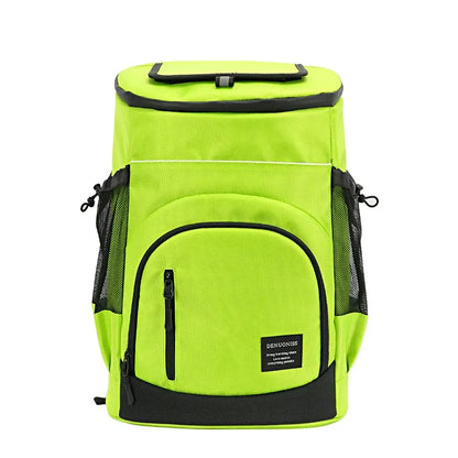 33L Large Lunch Bags Food Box Travel Backpack for Men Outdoor Double Shoulder Leak Proof Lightweight Insulation Cooler Bag Beer