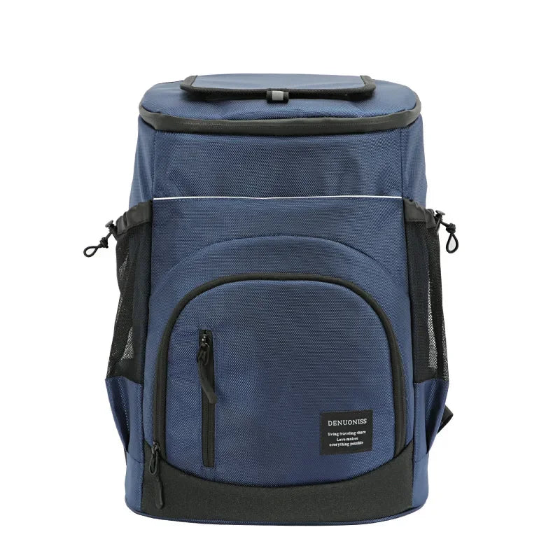 33L Large Lunch Bags Food Box Travel Backpack for Men Outdoor Double Shoulder Leak Proof Lightweight Insulation Cooler Bag Beer