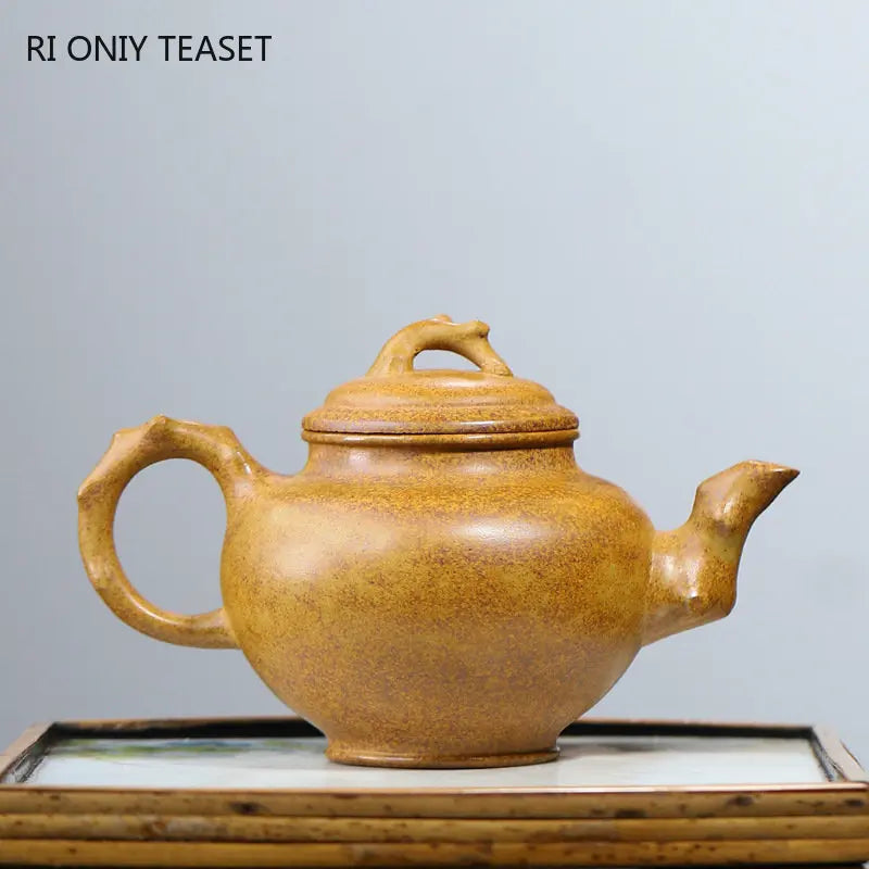 340ml Yixing Large Capacity Purple Clay Teapot Famous Artists Handmade Plum Blossom Tea Pot Kettle Chinese Zisha Tea Set Teaware