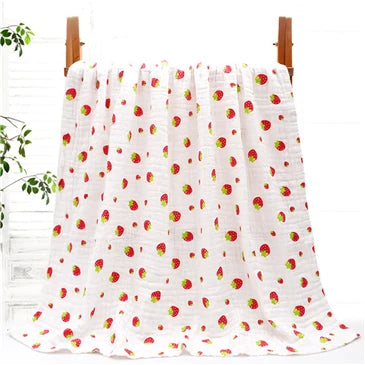 350G six layers gauze blanket for kids pure cotton blanket throws 100% cotton active printing soft bath towel cartoon pattern