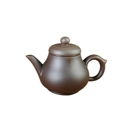 350cc Yixing Purple Clay Teapot Single Pot with Built-in Stainless Steel Filter Teapot Household Kungfu Tea Set