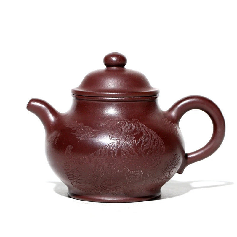 350ml Chinese Yixing Purple Clay Teapots Large Capacity Famous Artists Handmade Tea Pot Raw Ore Beauty Kettle Zisha Tea Set