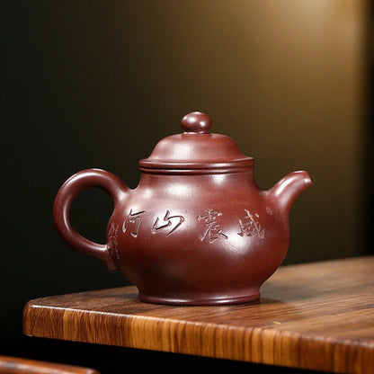 350ml Chinese Yixing Purple Clay Teapots Large Capacity Famous Artists Handmade Tea Pot Raw Ore Beauty Kettle Zisha Tea Set