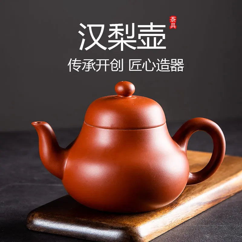 350ml Famous Yixing Purple Clay Teapot Raw Ore Dahongpao Filter Tea Pot Home Zisha Beauty Kettle Chinese Customized Tea Set