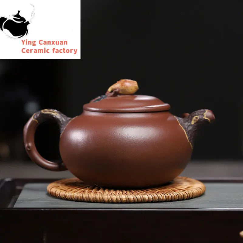 350ml High-end Yixing Purple Clay Teapot Master Handmade Tea Pot Large Capacity Kettle Chinese Zisha Tea Set Collection Gifts