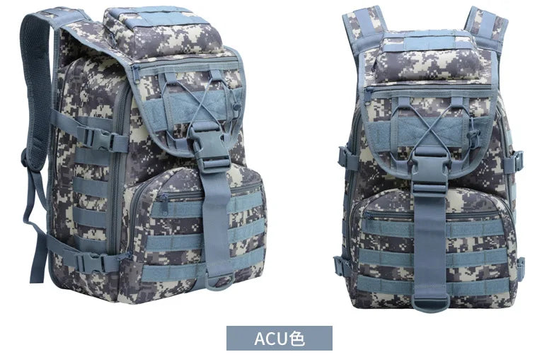 35L Backpack For Men camouflage Bag Molle System Waterproof Outdoor Sports Backpacks Camping Hiking Hunting Bags High Quality