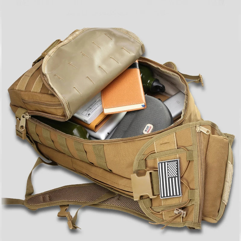 35L Backpack For Men camouflage Bag Molle System Waterproof Outdoor Sports Backpacks Camping Hiking Hunting Bags High Quality